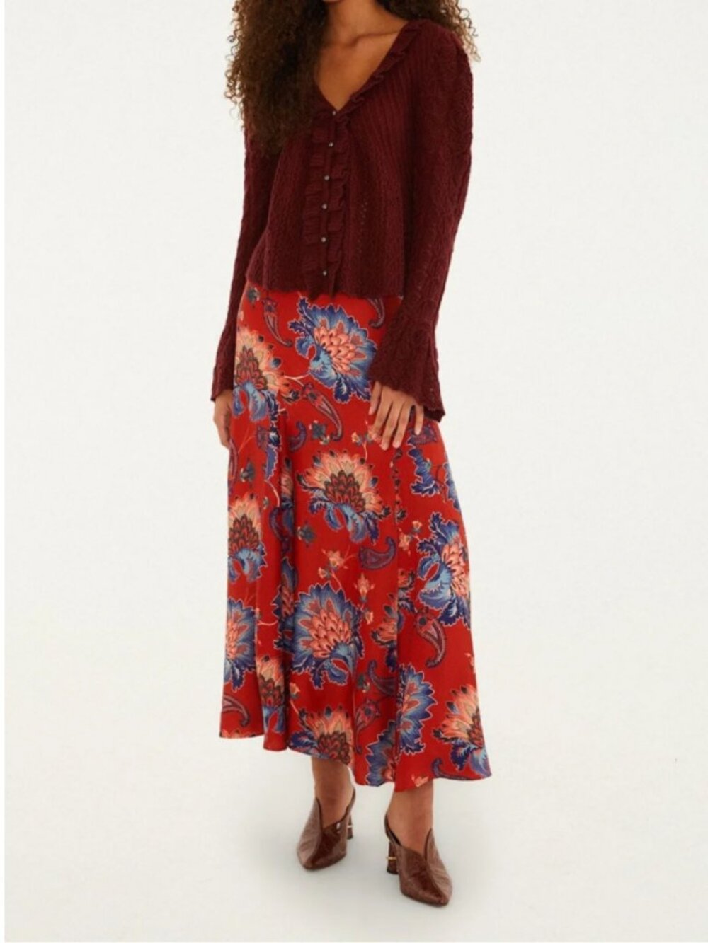 Farm Rio Luang Maxi Skirt Size M